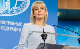 Zaharova Moscova salută declarațiile lui Sandu