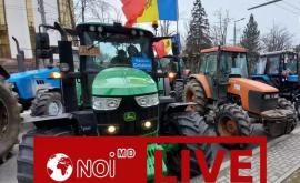 Protestul fermierilor continuă la Chișinău LIVE UPDATE