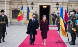 Declarație Vizita președintelui Moldovei la Kyiv a purtat un caracter simbolic