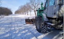 Care este stare drumurilor din țară după ninsorile abundente