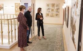 В президентском дворце открылась выставка работ художника Владимира Паламарчука