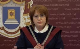 Președintele Curți Constituționale Domnica Manole demisă de Parlament