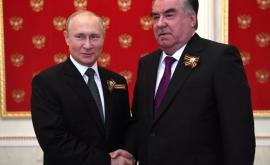 Kremlinul a dezvăluit tema negocierilor dintre Putin și Rahmon