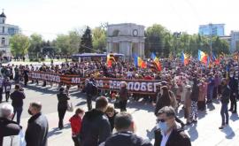În capitală se desfășoară marșul Regimentul nemuritor LIVE