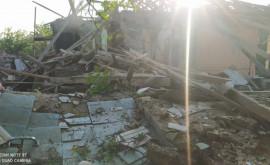 Explozie la Nisporeni O casă distrusă în totalitate