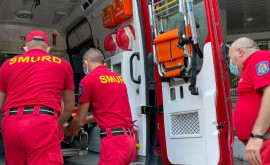 Экипаж SMURD доставил в Кишинев гражданку Молдовы пострадавшую в ДТП на Украине