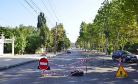 Traficul rutier pe un tronson al străzii Ion Creangă întrerupt 