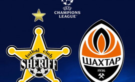 Sheriff Shakhtar meciul de debut al tiraspolenilor în grupele Ligii Campionilor 