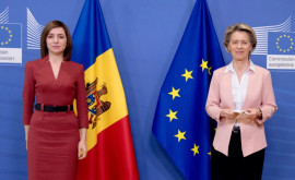 Глава Еврокомиссии и Майя Санду обсудили газовый кризис в Молдове