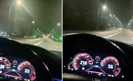 Un şofer din capitală arată cu ce limită de viteză poate circula fără probleme