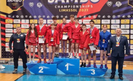 Moldova a luat 4 medalii de bronz la Europenele de cadeți la sambo