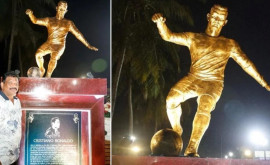 Statuia lui Cristiano Ronaldo din India a provocat indignare