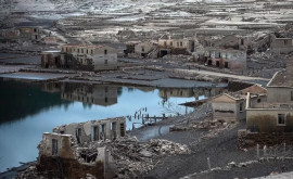 Efectele secetei în Spania Un sat fantomă a ieşit de sub ape după 30 de ani
