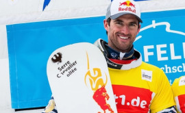 Pump track senzațional de omăt pentru dublul campion olimpic la snowboard cross 
