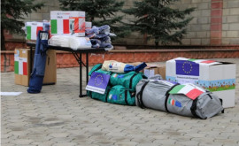 Italia a donat Republicii Moldova echipamente pentru refugiați