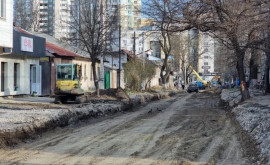 Continuă lucrările de modernizare a străzii Alexandru cel Bun