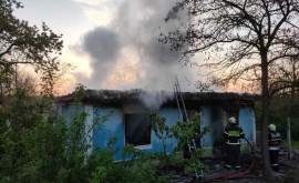 Пожар вспыхнул в селе Обрежа Ноуэ Фалештского района