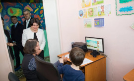 Gavrilița a vizitat Centrul pentru copii și tineri cu dizabilități CREDO