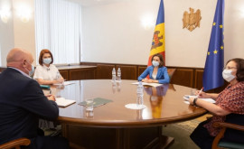 Maia Sandu a discutat problemele raionului Taraclia cu președintele acestuia