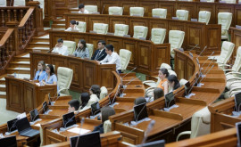 Группа молодых людей заняла места депутатов в Парламенте Республики Молдова
