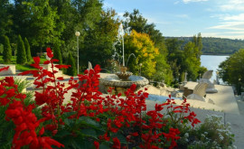 Красоты столицы Валя Морилор в ярких цветах осени