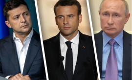 Macron a cerut reluarea negocierilor dintre Rusia și Ucraina