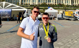 Maxim Raileanu a cucerit medalia la semimaratonul de la București