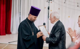 Diplomă de Merit din partea Mitropoliei Moldovei pentru maestrul Eugen Doga