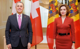 A doua vizită în doar șapte luni Președintele Confederației Elvețiene din nou oaspetele Maiei Sandu Ce au discutat