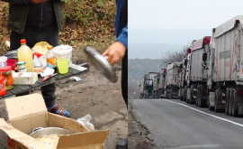 На таможне Костешты более 200 водителей грузовиков стоят в очереди по 35 дней