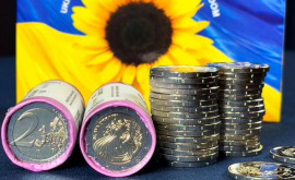 Estonia a emis monede de 2 euro dedicate Ucrainei