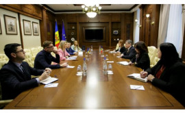 Igor Grosu sa întîlnit cu președintele interimar al Senatului României