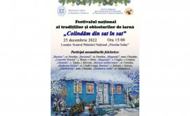 La Chișinău va avea loc un festival al tradițiilor și obiceiurilor de iarnă