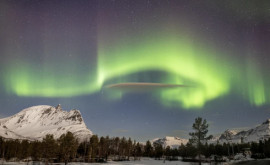 Imagini impresionante cu aurora boreală fotografiată din spațiu