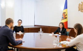 Maia Sandu în discuții cu șeful Delegației UE în Moldova