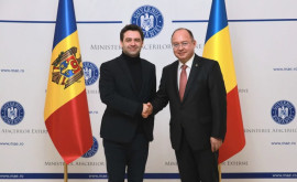 Nicu Popescu a avut o întrevedere cu ministrul de externe al României Bogdan Aurescu