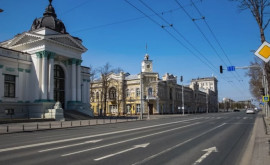 Străzile Chișinăului pustii în a doua zi de Paște