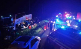 Автобус направлявшийся в Молдову попал в дорожную аварию