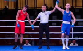 Молдавский боксёр на пьедестале чемпионата Европы