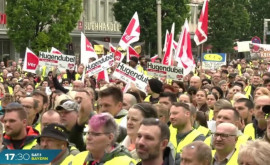 În Germania protestează angajații lanțurilor comerciale 
