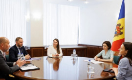 Maia Sandu sa întîlnit cu preşedintele Congresului Mondial al Ucrainenilor