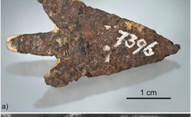Vîrf de săgeată din epoca bronzului realizat din fier meteoritic descoperit în Elveția