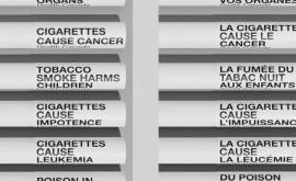 Canada este prima țară care va imprima avertismente pe fiecare țigară