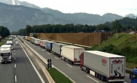 Aproximativ 1000 de camioane tranzitează zilnic Republica Moldova