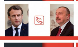 Macron a discutat telefonic cu Aliyev despre situația din regiune