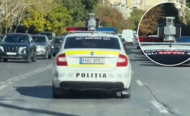 Obiect ciudat văzut pe o mașină de Poliție Explicația oficială