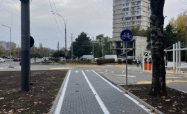 Pistă pentru bicicliști pe bulevardul Dacia