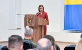 Maia Sandu a participat la ședința de bilanț a Armatei Naționale