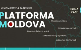 Irina Vlah a lansat Asociația Obștească Platforma Moldova