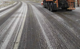 Atenție șoferi Pe drumurile naționale sa format ghețuș